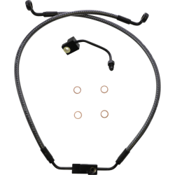 PartzBiz HD DS17416292 - Magnum KARBONFIBR Lower Brake Line AN-3 ABS Single Disc Harley Dyna 12-17 PartzBiz HD DS17416292 - Magnum KARBONFIBR Lower Brake Line AN-3 ABS Single Disc Harley Dyna 12-17