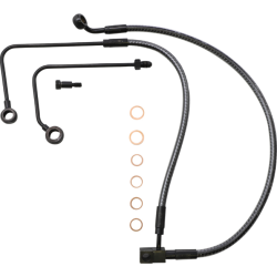 PartzBiz HD DS17416291 - Magnum KARBONFIBR Lower Brake Line AN-3 ABS Single Disc Harley Softail 11-17 PartzBiz HD DS17416291 - Magnum KARBONFIBR Lower Brake Line AN-3 ABS Single Disc Harley Softail 11-17