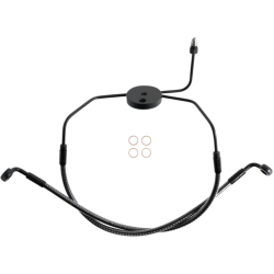 PartzBiz HD DS17416272 - Magnum KARBONFIBR Lower Brake Line AN-3 Non ABS Harley Touring 94-07 PartzBiz HD DS17416272 - Magnum KARBONFIBR Lower Brake Line AN-3 Non ABS Harley Touring 94-07