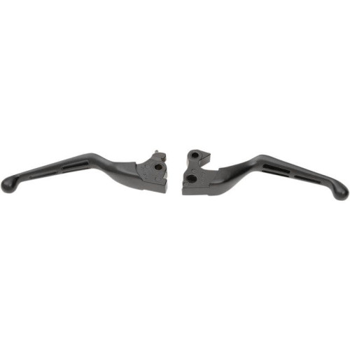 PartzBiz HD: 4409815-Matte Satin Black Slotted Wide Brake Clutch Lever Set Sportster XL 14-17 | 0610-0797 PartzBiz HD: 4409815-Matte Satin Black Slotted Wide Brake Clutch Lever Set Sportster XL 14-17 | 0610-0797