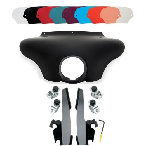 PartzBiz HD: 4409760-Memphis Shades Batwing Fairing Black Trigger Lock Mount Shield FXD FXDL 1200C | MEM7081 & MEB8967 PartzBiz HD: 4409760-Memphis Shades Batwing Fairing Black Trigger Lock Mount Shield FXD FXDL 1200C | MEM7081 & MEB8967