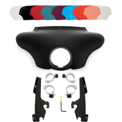 PartzBiz HD DS23300075|DS23200084|& Windshield - Memphis Shades Batwing Fairing Black Trigger Lock Mount Shield FXSB FXDWG | MEM7081 & MEB8977 PartzBiz HD DS23300075|DS23200084|& Windshield - Memphis Shades Batwing Fairing Black Trigger Lock Mount Shield FXSB FXDWG | MEM7081 & MEB8977