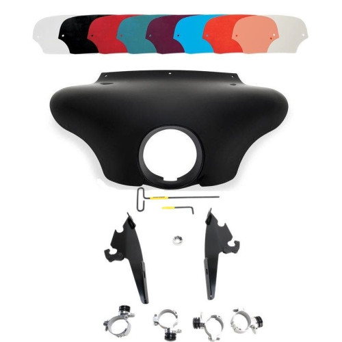 PartzBiz HD: 4409768-Memphis Shades Batwing Fairing Black Trigger Lock Mount Shield XL 883L 11-18 | MEM7081 & MEB2004 PartzBiz HD: 4409768-Memphis Shades Batwing Fairing Black Trigger Lock Mount Shield XL 883L 11-18 | MEM7081 & MEB2004