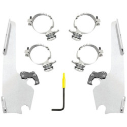 PartzBiz HD DS23200267 - Memphis Shades Fats Slim Windshield Trigger-Lock Mount Kit Harley Roadster 16-20 PartzBiz HD DS23200267 - Memphis Shades Fats Slim Windshield Trigger-Lock Mount Kit Harley Roadster 16-20