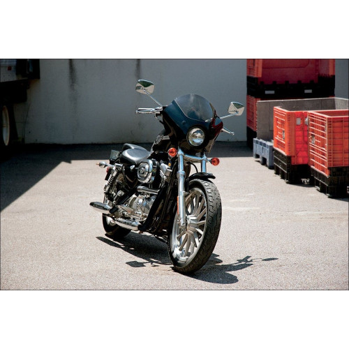 PartzBiz HD: 4409660-Memphis Shades Gloss Black Gauntlet Fairing for Harley Dyna 06-15 FXD/C/L/B | MEM7191 PartzBiz HD: 4409660-Memphis Shades Gloss Black Gauntlet Fairing for Harley Dyna 06-15 FXD/C/L/B | MEM7191