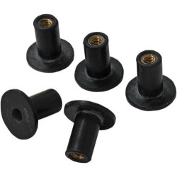 PartzBiz HD DS24011051 - Memphis Shades MEB9996 Replacement Windshield Well Nuts 5 Pack Harley FLT 98-13 PartzBiz HD DS24011051 - Memphis Shades MEB9996 Replacement Windshield Well Nuts 5 Pack Harley FLT 98-13