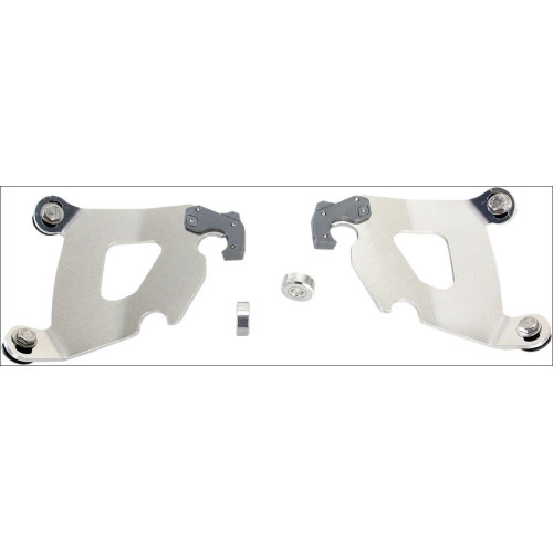PartzBiz HD: 4409589-Memphis Shades Polished Plate Only Mounts Cafe Fairing Harley XL 1200C 11-15 | MEK1707 PartzBiz HD: 4409589-Memphis Shades Polished Plate Only Mounts Cafe Fairing Harley XL 1200C 11-15 | MEK1707