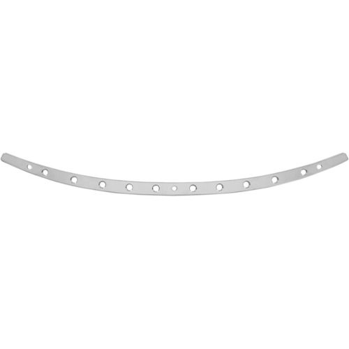 PartzBiz HD: 4409595-Memphis Shades Polished Stainless Steel Windshield Trim Holes Harley Batwing 14-Up