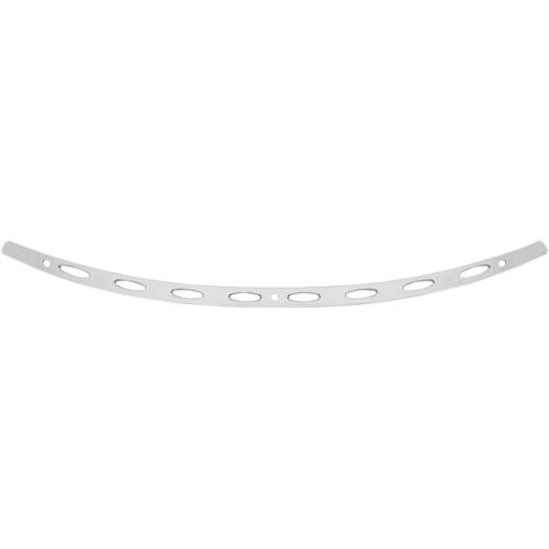 PartzBiz HD: 4409597-Memphis Shades Polished Stainless Steel Windshield Trim Oval Harley Batwing 14-Up