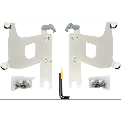 PartzBiz HD: 4409576-Memphis Shades Polished Trigger Lock Mounting Kits Bullet Fairing Harley FLST/C | MEK1975 PartzBiz HD: 4409576-Memphis Shades Polished Trigger Lock Mounting Kits Bullet Fairing Harley FLST/C | MEK1975