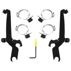 PartzBiz HD DS23200268 - Memphis Shades Sportshield Trigger-Lock Complete Mount Kit Harley Roadster 16-20 PartzBiz HD DS23200268 - Memphis Shades Sportshield Trigger-Lock Complete Mount Kit Harley Roadster 16-20