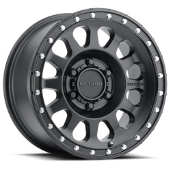 PartzBiz HD MRW-MR31578550500 - วิธีการแข่งขันล้อ 315 สีดำด้าน 17X8.5 5X5 5X127 ET +0 มม.ขอบออฟเซ็ต Jeep Wrangler JK JL JT Gladiator Grand Cherokee WJ WK WK2 Commander ล้อขอบอัพเกรด 5x127 5 Lug Offroad 4x4