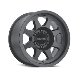 PartzBiz HD MRW-MR70178550500 - วิธีการแข่งขันล้อ 701 สีดำด้าน 17X8.5 5X5 5X127 + 0 มม.ET OffsetขอบJeep Wrangler JK JL JT Grand Cherokee WJ WK WK2 Commanderล้อRimsอัพเกรด 5x127 5 Lug Offroad 4x4