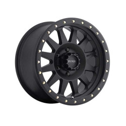 PartzBiz HD MRW-MR30478550500 - วิธีการแข่งขันล้อคู่มาตรฐานสีดำด้าน 17X8.5 5X5 5X127 + ขอบ 0 มม. Jeep Wrangler JK JL JT Grand Cherokee WJ WK WK2 Commander ล้อขอบอัพเกรด 5x127 5 Lug Offroad 4x4