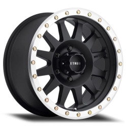 PartzBiz HD MRW-MR30478550700 - วิธีการแข่งขันล้อ Double Standard สีดำด้านกลึง 17X8.5 5X5 +0 มม.ขอบ Jeep Wrangler JK JL JT Grand Cherokee WJ WK WK2 Commander ล้อขอบอัพเกรด 5x127 5 Lug Offroad 4x4