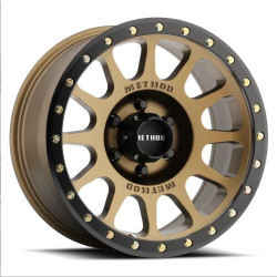 PartzBiz HD MRW-MR30578550900 - วิธีการแข่งขันล้อ NV Bronze 17X8.5 5X5 5X127 + 0 มม.ขอบล้อ Offset Jeep Wrangler JK JL JT Grand Cherokee WJ WK WK2 Commander ล้อขอบอัพเกรด 5x127 5 Lug Offroad 4x4