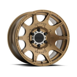 PartzBiz HD MRW-MR30878550900 - วิธีการแข่งขันล้อ Roost Bronze 17X8.5 5X5 5X127 +0 มม. ET Offset ขอบล้อ Jeep Wrangler JK JL JT Grand Cherokee WJ WK WK2 Commander ล้อ Rims อัพเกรด 5x127 5 Lug Offroad 4x4