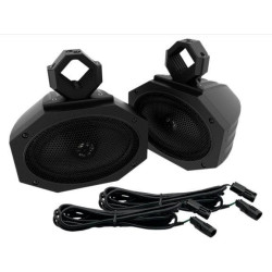 PartzBiz HD DS44050505 - Hogtunes Metrix Audio Element 1 Tube Mount Speakers w/ Wiring Harness 5 X 7 4-ohm 100 Watts RMS utv side by side offroad weather proof sound system อัพเกรด 44050505 4405-0505 PartzBiz HD DS44050505 - Hogtunes Metrix Audio Element 1 Tube Mount Speakers w/ Wiring Harness 5 X 7 4-ohm 100 Watts RMS utv side by side offroad weather proof sound system อัพเกรด 44050505 4405-0505