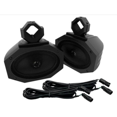PartzBiz HD: 4409511-Hogtunes Metrix Audio Element 1 Tube Mount Speakers w/ Wiring Harness 5 X 7 4-ohm 100 Watts RMS utv side by side offroad weather proof sound system upgrade 44050505 4405-0505