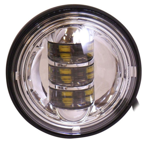 PartzBiz HD: 4409343-V-Factor 11006 Chrome 4.5" White LED Headlight Custom Harley Touring Softail Jeep head light lamp 7 inch round custom chopper bagger bike jeep wrangler TJ LJ JK JL lighting upgrade replacement PartzBiz HD: 4409343-V-Factor 11006 Chrome 4.5" White LED Headlight Custom Harley Touring Softail Jeep head light lamp 7 inch round custom chopper bagger bike jeep wrangler TJ LJ JK JL lighting upgrade replacement