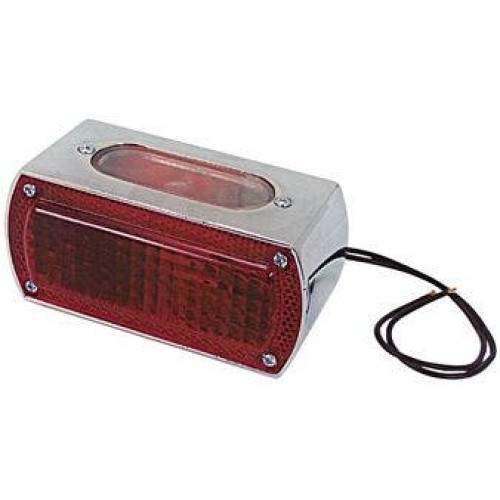 PartzBiz HD: 4409307-Mid USA 11211 V-Factor Chrome Box Taillight Assembly Harley & Custom Universal Custom tail light motorcycle bike chopper lighting replacement upgrade PartzBiz HD: 4409307-Mid USA 11211 V-Factor Chrome Box Taillight Assembly Harley & Custom Universal Custom tail light motorcycle bike chopper lighting replacement upgrade