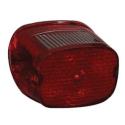 PartzBiz HD MU11727 - Mid USA 11727 V-Factor Red OE Style Taillight Lens Harley Davidson Softail FXD XL 99-03 factory Rear tail light brake stop indicator lighting upgrade replacement 