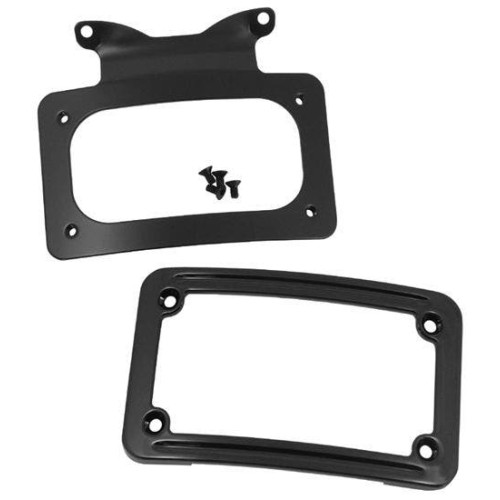 PartzBiz HD: 4409318-Mid USA 13123 Black Curved License Plate Frame OE 67900059 Harley FLH/T 06-09 PartzBiz HD: 4409318-Mid USA 13123 Black Curved License Plate Frame OE 67900059 Harley FLH/T 06-09