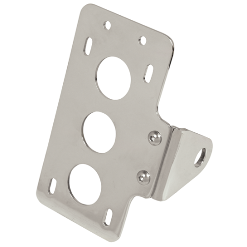 PartzBiz HD: 4409321-Mid USA 13130 V-Factor Chrome Side Mount License Plate Bracket Harley Metric PartzBiz HD: 4409321-Mid USA 13130 V-Factor Chrome Side Mount License Plate Bracket Harley Metric