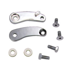 PartzBiz HD MU13411 - Mid USA 13411 V-Factor Turn Signal Relocation Kit 98-06 Harley Softail Springer | 13411