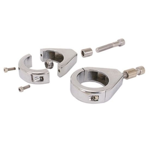 PartzBiz HD: 4409324-Mid USA 13418 V-Factor Chrom Front Turn Signal Mounts For 39mm Harley Fork Tubes | 13418 PartzBiz HD: 4409324-Mid USA 13418 V-Factor Chrom Front Turn Signal Mounts For 39mm Harley Fork Tubes | 13418