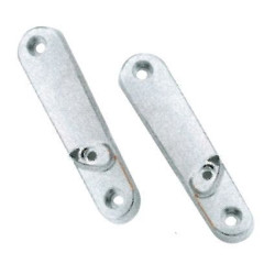 PartzBiz HD MU13428 - Mid USA 13428 V-Factor Chrome Front Bullet Turn Signal Mounts Harley FLH/T 96-13 touring
