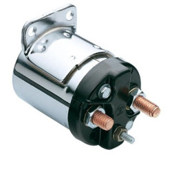 PartzBiz HD MU17774 - Mid USA 17774 Power House Chrome สตาร์ทโซลินอยด์ 65-88 Harley Big Twin FL XL