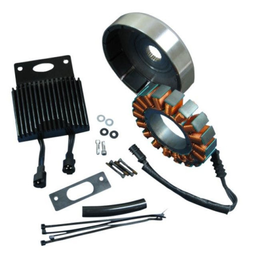 PartzBiz HD: 4409280-Cycle Electric 58 Amp Stator Regulator Charging System Harley FLH 14-16 Air Cool | CE-94T-14 PartzBiz HD: 4409280-Cycle Electric 58 Amp Stator Regulator Charging System Harley FLH 14-16 Air Cool | CE-94T-14
