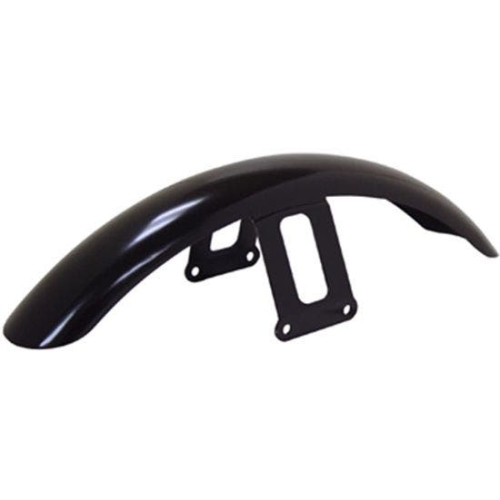 PartzBiz HD: 4409248-Mid USA 22402 V-Factor Steel Front 21 Wheel Fender w/ Bracket Harley Softail FX FXD Dyna Davidson Custom Bike Motorcycle old school chopper replacement upgrade 59924-80