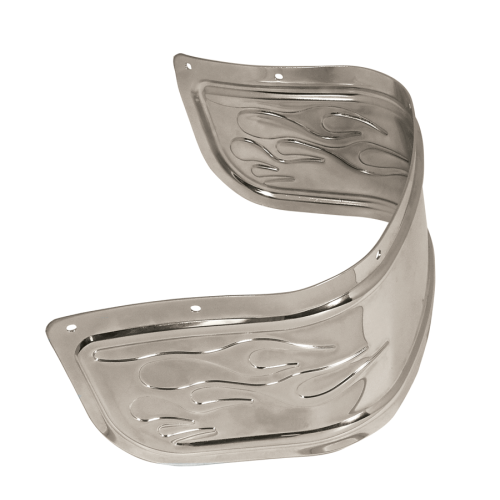 PartzBiz HD: 4409254-Mid USA 22945 V-Factor Flamed Fender Skirt OE 60179-06 Harley FL 80-13