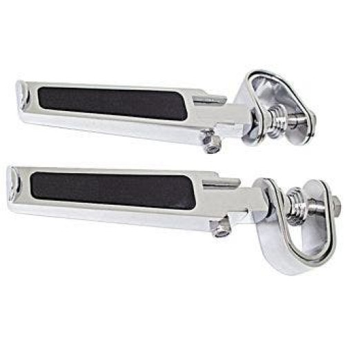 PartzBiz HD: 4409259-Mid USA 24008 Chrome Custom Footrest Pairs Highway Bars or Frame 1" - 1 1/4" PartzBiz HD: 4409259-Mid USA 24008 Chrome Custom Footrest Pairs Highway Bars or Frame 1" - 1 1/4"