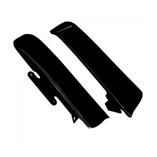 PartzBiz HD: 4409223-Mid USA 26317 V-Factor Black Steel Saddlebag Filler Panels 14-19 Harley Davidson Touring electra road street glide king FLHR FLHT FLT FLTR Bagger Custom motorcycle Chopper Bike Upgrade Body Saddle Bag Fender Panel Shock Cover