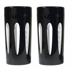 PartzBiz HD MU36813 - Mid USA 36813 V-Factor Billet Aluminum Fork Slider Covers For Harley Big Twin electra road street glide fat boy bob slim softail dyna sportster PartzBiz HD MU36813 - Mid USA 36813 V-Factor Billet Aluminum Fork Slider Covers For Harley Big Twin electra road street glide fat boy bob slim softail dyna sportster