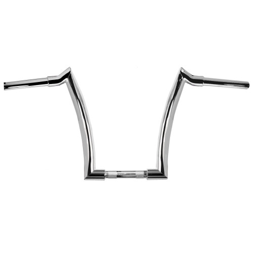 PartzBiz HD: 4409195-Mid USA 40147 Chrome 16" Jackknife Handlebars 1 1/2" Harley FLS FXD XL 82-Up davidson Softail sportster dyna custom best new upgrade motorcycle bike bars 