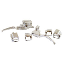 PartzBiz HD MU44745 - Mid USA 44745 Chrome ตัวควบคุมแฮนด์และตัวเรือนสวิตช์ 96-06 Harley-Davidson Touring คลัทช์เบรคแม่ปั๊มปุ่มสวิทช์ครอบคลุม PartzBiz HD MU44745 - Mid USA 44745 Chrome ตัวควบคุมแฮนด์และตัวเรือนสวิตช์ 96-06 Harley-Davidson Touring คลัทช์เบรคแม่ปั๊มปุ่มสวิทช์ครอบคลุม