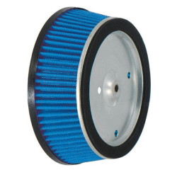 PartzBiz HD MU84587 - Mid USA 84587 V-Factor Blue High Flow Air Filter Element Harley Davidson Big Twin Evolution Replacement Upgrade Performance Engine Intake PartzBiz HD MU84587 - Mid USA 84587 V-Factor Blue High Flow Air Filter Element Harley Davidson Big Twin Evolution Replacement Upgrade Performance Engine Intake