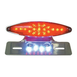 PartzBiz HD MU11240 - Mid USA Small Cateye Taillight/License Mount for Custom Harley Chopper 11240 PartzBiz HD MU11240 - Mid USA Small Cateye Taillight/License Mount for Custom Harley Chopper 11240