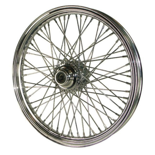 PartzBiz HD: 4409066-Mid USA V-Factor 51665 Chrome 60 Spoke Wheel w/ Billet Hub 21" x 3.25" 07+ FXST Softail PartzBiz HD: 4409066-Mid USA V-Factor 51665 Chrome 60 Spoke Wheel w/ Billet Hub 21" x 3.25" 07+ FXST Softail