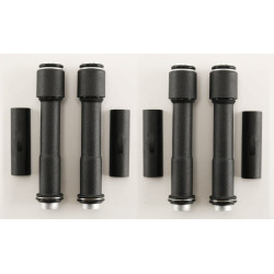 PartzBiz HD MW91-983 - MidWest 91-983 Ultima Black Push Rod Tube Cover Kit Harley Davidson Twin Cam 00-Up Bezel Accent Upgrade Replacement Custom Chopper Bike ที่ดีที่สุด PartzBiz HD MW91-983 - MidWest 91-983 Ultima Black Push Rod Tube Cover Kit Harley Davidson Twin Cam 00-Up Bezel Accent Upgrade Replacement Custom Chopper Bike ที่ดีที่สุด