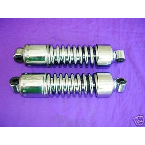 PartzBiz HD: 4409036-MidWest 11" Chrome Lowering Shocks for Harley Davidson Big Twin and Sportster XL FL Dyna - 116-13