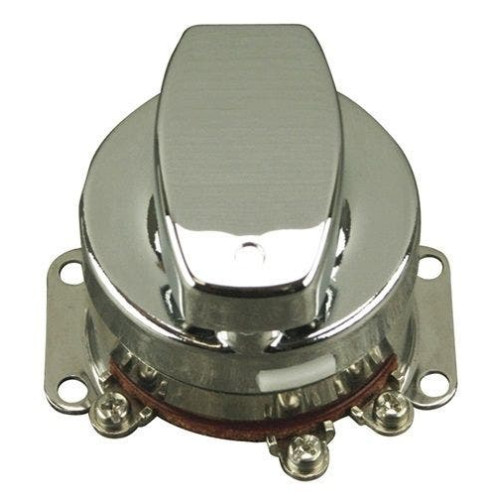 PartzBiz HD: 4409048-MidWest 17-109 Ultima Stainless Fat Bob Style Ignition Switch Harley Davidson FL 36-72 Custom Vintage Old School Classic Retro Chopper Bobber Bike Motorcycle On OFF Power Key Best New Upgrade Replacement