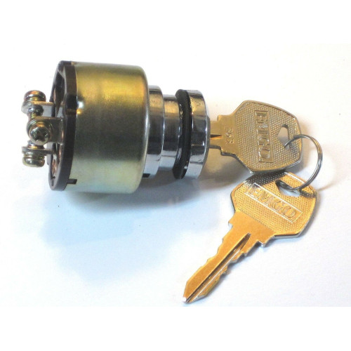 PartzBiz HD: 4409051-MidWest 17-22 Ultima Chrome Quick Start Ignition Starter Switch Harley Davidson Custom Applications