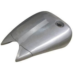 PartzBiz HD MW20-100 - Midwest 20-100 1 Piece Stretch Single Cap Steel Gas Tank for 84-99 Harley Davidson custom build metal fab upgrade new aftermarket fuel tunnel frame parts chopper bike motorcycle softail 20100