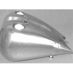 PartzBiz HD MW20-112 - Midwest 20-112 Steel Gas Tank w/ 2" Stretch for 00-17 Twin Cam Harley Davidson Softail street custom road chopper bike upgrade replacement gallon fuel metal fab aftermarket fls fxs 20112
