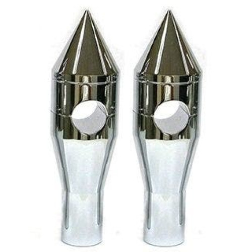 PartzBiz HD: 4409028-MidWest 34-133 Chrome Aluminum 2" Pointed 1" Handlebar Risers Harley Universal best new custom chopper bagger dresser motorcycle upgrade replacement PartzBiz HD: 4409028-MidWest 34-133 Chrome Aluminum 2" Pointed 1" Handlebar Risers Harley Universal best new custom chopper bagger dresser motorcycle upgrade replacement